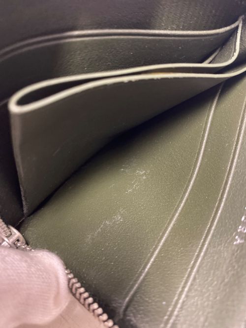 bonaventura（ボナベンチュラ）bonaventura (ボナベンチュラ) L字ジップウォレット ダークグリーンの古着・服飾アイテム