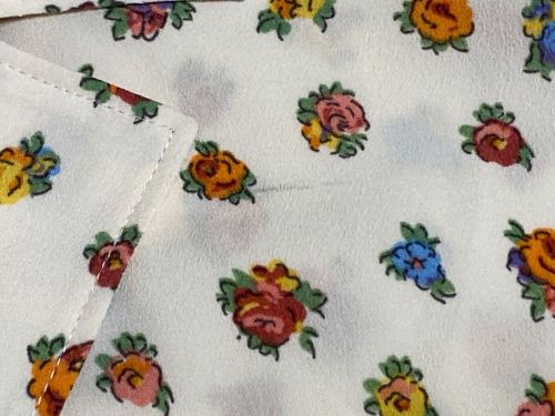 COACH（コーチ）COACH (コーチ) フローラルオープンカラーシャツ ホワイト サイズ:Ｓの古着・服飾アイテム