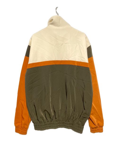 DROLE DE MONSIEUR（ドロール ド ムッシュ）DROLE DE MONSIEUR (ドロール ド ムッシュ) トラックジャケット アイボリー×カーキ サイズ:Sの古着・服飾アイテム