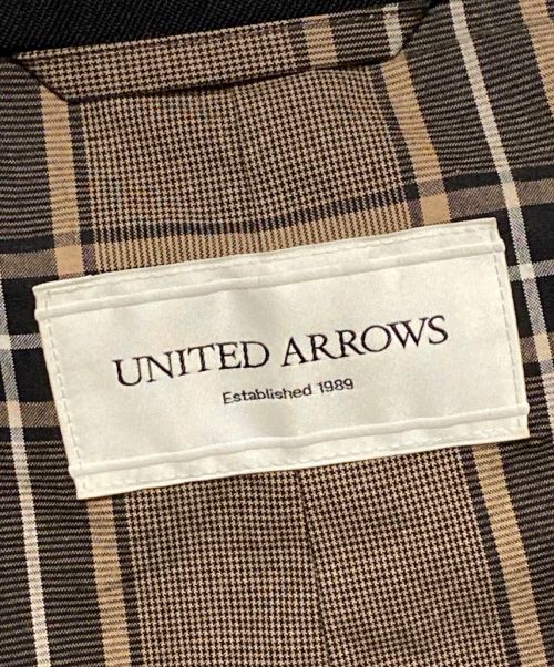 UNITED ARROWS（ユナイテッドアローズ）UNITED ARROWS (ユナイテッドアローズ) トレンチコート ブラック サイズ:Sの古着・服飾アイテム