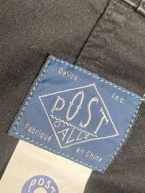 POST O'ALLS（ポストオーバーオールズ）POST O'ALLS (ポストオーバーオールズ) フレンチチャイナジャケット ブラック サイズ:Ｍの古着・服飾アイテム