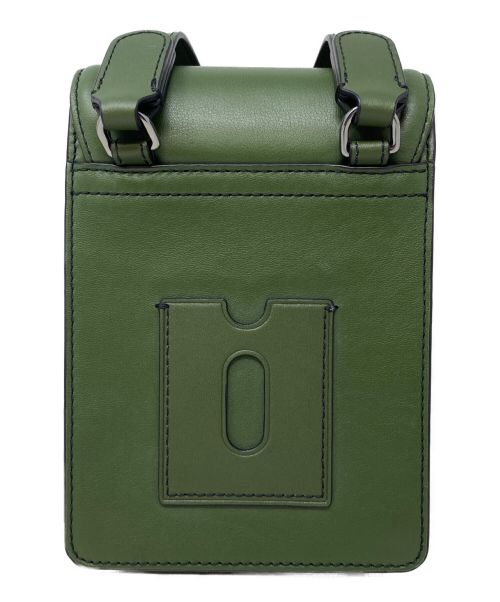 MICHAEL KORS（マイケル・コース）MICHAEL KORS (マイケルコース) レザーショルダーバッグ グリーンの古着・服飾アイテム