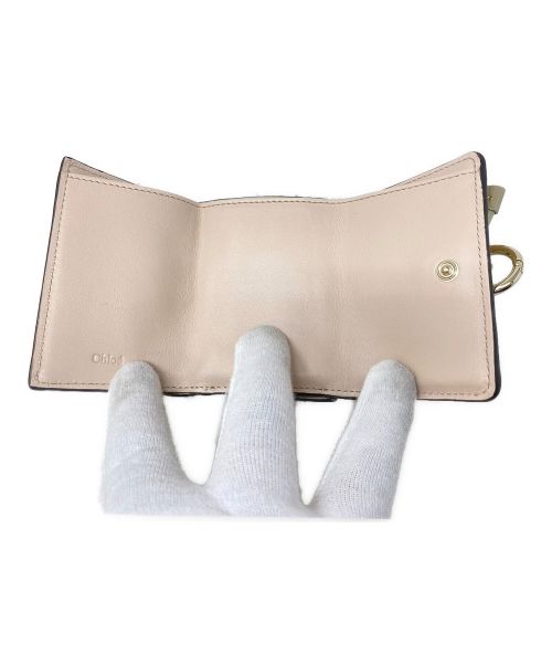Chloe（クロエ）Chloe (クロエ) スモールトリフォールドレザーウォレット ライトピンク 未使用品の古着・服飾アイテム