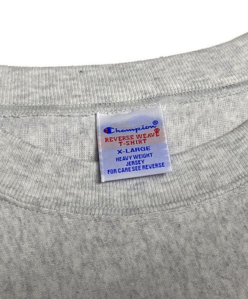 Champion REVERSE WEAVE（チャンピオン リバース ウィーブ）Champion REVERSE WEAVE (チャンピオンリバースウィーブ) Pilgrim (ピルグリム) 長袖カットソー グレー サイズ:XLの古着・服飾アイテム