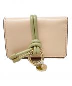 Chloeクロエ）の古着「スモールトリフォールドレザーウォレット」｜ライトピンク