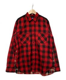 COMME des GARCONS JUNYA WATANABE MAN（コム デ ギャルソン ジュンヤ ワタナベ マン）の古着「チェックシャツ」｜レッド