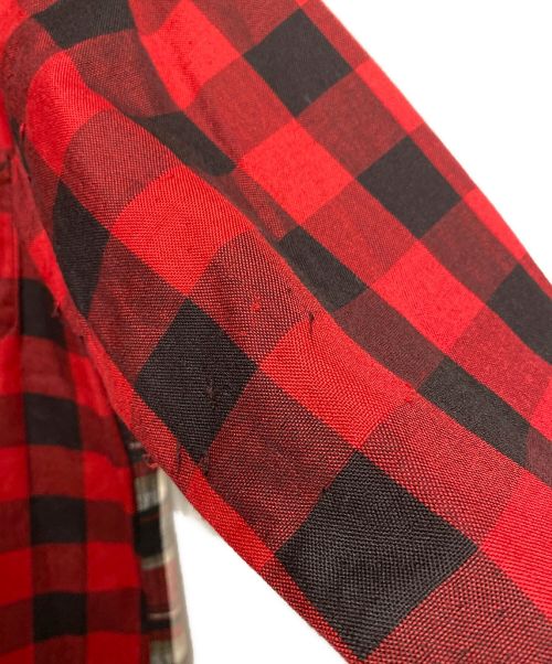 COMME des GARCONS JUNYA WATANABE MAN（コム デ ギャルソン ジュンヤ ワタナベ マン）COMME des GARCONS JUNYA WATANABE MAN (コム デ ギャルソン ジュンヤ ワタナベ マン) チェックシャツ レッド サイズ:XSの古着・服飾アイテム