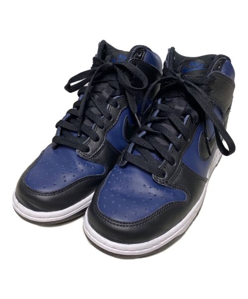 NIKE（ナイキ）NIKE (ナイキ) FRAGMENT DESIGN (フラグメントデザイン) DUNK HI / F ネイビー サイズ:US6の古着・服飾アイテム