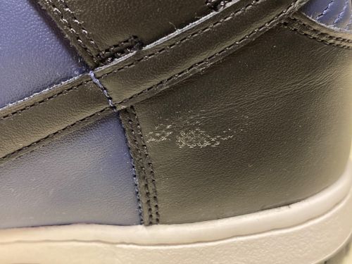 NIKE（ナイキ）NIKE (ナイキ) FRAGMENT DESIGN (フラグメントデザイン) DUNK HI / F ネイビー サイズ:US6の古着・服飾アイテム