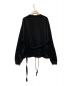 fujimoto (フジモト) CUTTING LINEN SWEAT JACKET ブラック サイズ:F 未使用品：13000円