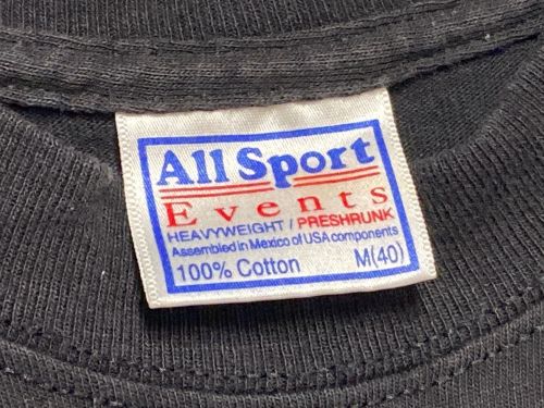 ALL SPORT（オールスポーツ）ALL SPORT (オールスポーツ) 00's ワールドツアープリントTシャツ ブラック サイズ:Mの古着・服飾アイテム