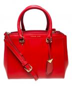 MICHAEL KORSマイケル・コース）の古着「2WAYレザーショルダーバッグ」｜レッド