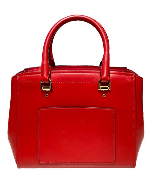 MICHAEL KORS（マイケル・コース）MICHAEL KORS (マイケルコース) 2WAYレザーショルダーバッグ レッドの古着・服飾アイテム