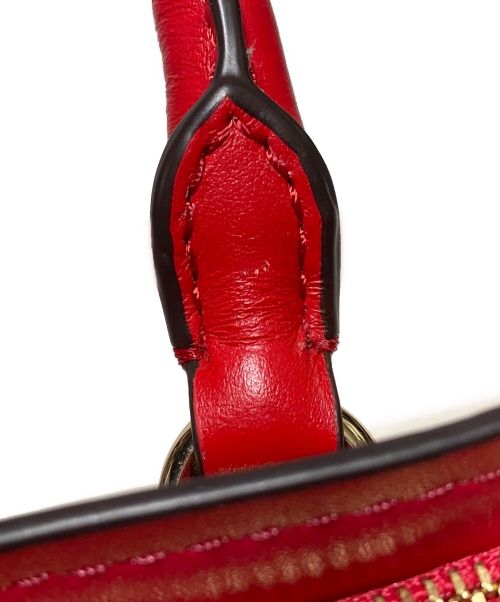 MICHAEL KORS（マイケル・コース）MICHAEL KORS (マイケルコース) 2WAYレザーショルダーバッグ レッドの古着・服飾アイテム