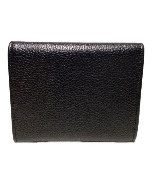 LONGCHAMP（ロンシャン）LONGCHAMP (ロンシャン) カウハイドレザーコインケース ブラックの古着・服飾アイテム