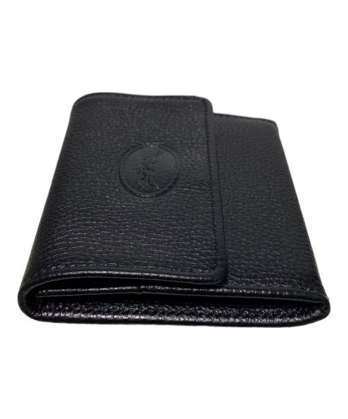 LONGCHAMP（ロンシャン）LONGCHAMP (ロンシャン) カウハイドレザーコインケース ブラックの古着・服飾アイテム