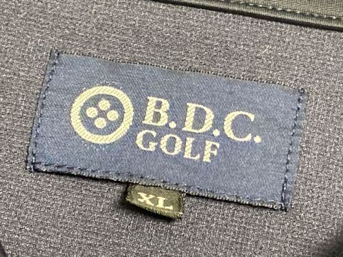 B.D.C GOLF（ボタンダウンクラブ）B.D.C GOLF (ボタンダウンクラブ) ゴルフウェア(トップス) ブラック サイズ:XLの古着・服飾アイテム