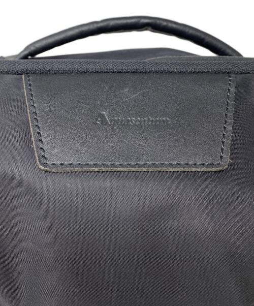 Aquascutum（アクアスキュータム）Aquascutum (アクアスキュータム) master-piece (マスターピース) 2WAYバッグ ブラックの古着・服飾アイテム