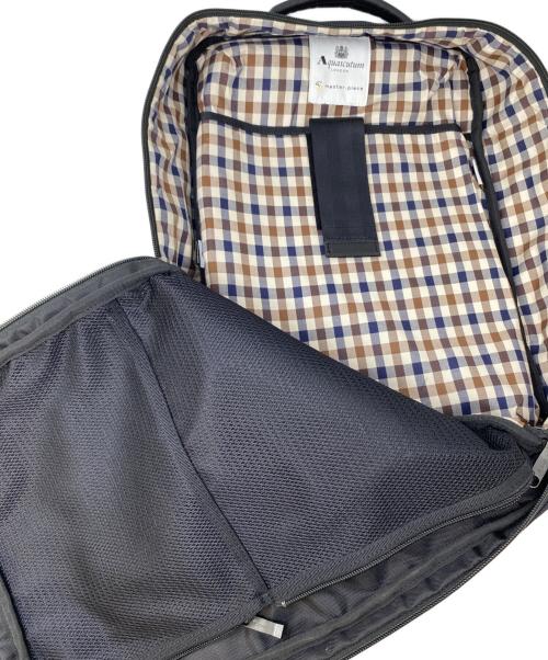 Aquascutum（アクアスキュータム）Aquascutum (アクアスキュータム) master-piece (マスターピース) 2WAYバッグ ブラックの古着・服飾アイテム