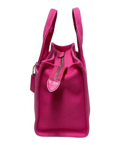 COACH（コーチ）COACH (コーチ) 2WAYカーゴトートバッグ ショッキングピンクの古着・服飾アイテム