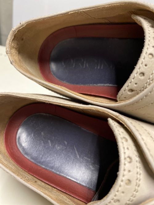 COLE HAAN（コールハーン）COLE HAAN (コールハーン) ウィングチップシューズ ベージュ サイズ:9Mの古着・服飾アイテム