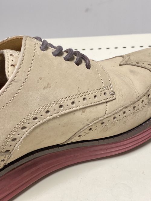 COLE HAAN（コールハーン）COLE HAAN (コールハーン) ウィングチップシューズ ベージュ サイズ:9Mの古着・服飾アイテム