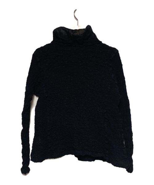 ISSEY MIYAKE me（イッセイ ミヤケ ミー）ISSEY MIYAKE me (イッセイ ミヤケ ミー) カリフラワーシャツ ブラック サイズ:Fの古着・服飾アイテム