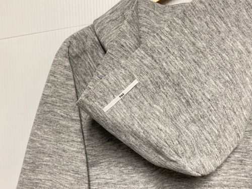 PEARLY GATES（パーリーゲイツ）PEARLY GATES (パーリーゲイツ) PGGドライミックス裏毛フルジップフーディ グレー サイズ:1 未使用品の古着・服飾アイテム