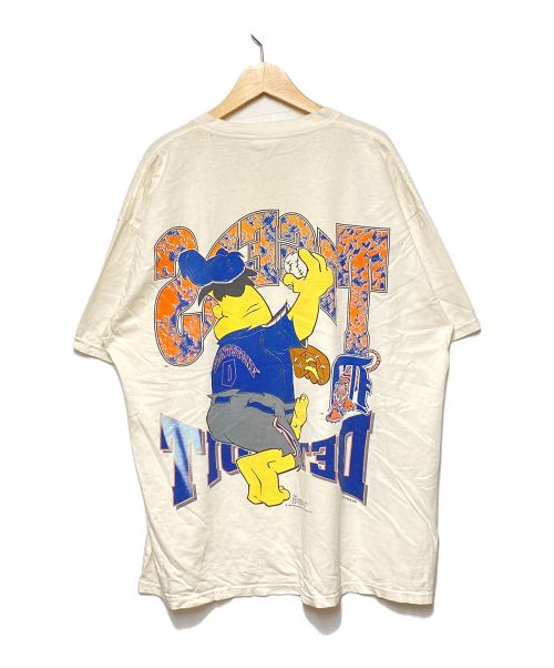 AMERICAS SPORTS TEAM（アメリカススポーツチーム）AMERICAS SPORTS TEAM (アメリカススポーツチーム) 90's 原始家族プリントTシャツ ホワイト サイズ:XLの古着・服飾アイテム