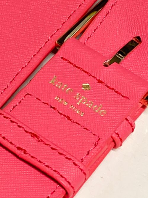 Kate Spade（ケイトスペード）Kate Spade (ケイトスペード) フリンジショルダーストラップ ピンク 未使用品の古着・服飾アイテム