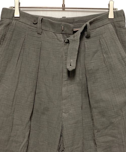m's braque（エムズブラック）m's braque (エムズブラック) HARLEM PANTS グレー サイズ:38 未使用品の古着・服飾アイテム