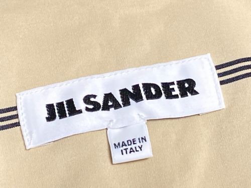 JIL SANDER（ジルサンダー）JIL SANDER (ジルサンダー) オーバーサイズストライプシャツ ベージュ サイズ:40の古着・服飾アイテム