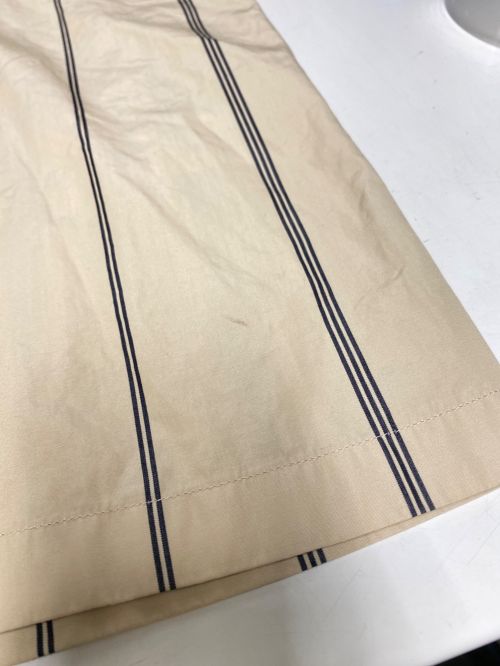 JIL SANDER（ジルサンダー）JIL SANDER (ジルサンダー) オーバーサイズストライプシャツ ベージュ サイズ:40の古着・服飾アイテム