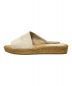 MEYAME (メヤメ) LEATHER ESPADRILLE ナチュラル サイズ:37：4000円