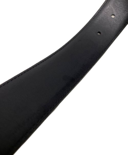dunhill（ダンヒル）dunhill (ダンヒル) カウハイドレザーベルト ブラック サイズ:107/42の古着・服飾アイテム
