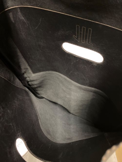 NILoS（ニルズ）NILoS (ニルズ) レザークラッチバッグ ブラックの古着・服飾アイテム