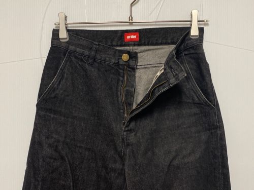 order（オーダー）order (オーダー) loose denim pants one wash ブラック サイズ:XSの古着・服飾アイテム