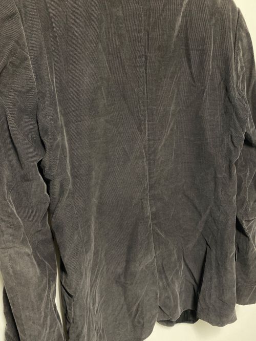 DOLCE & GABBANA（ドルチェ＆ガッバーナ）DOLCE & GABBANA (ドルチェ＆ガッバーナ) コーデュロイ2Bテーラードジャケット ダークグレー サイズ:46の古着・服飾アイテム