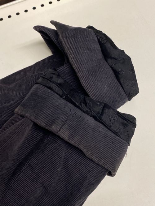 DOLCE & GABBANA（ドルチェ＆ガッバーナ）DOLCE & GABBANA (ドルチェ＆ガッバーナ) コーデュロイ2Bテーラードジャケット ダークグレー サイズ:46の古着・服飾アイテム