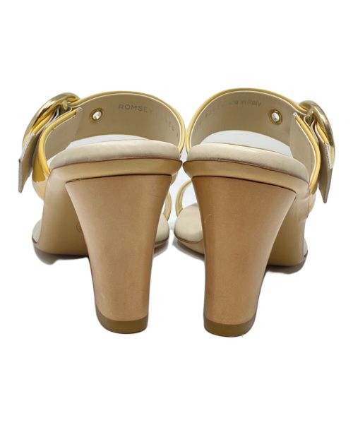 BALLY（バリー）BALLY (バリー) トングサンダル アイボリー×イエロー サイズ:35 1/2の古着・服飾アイテム