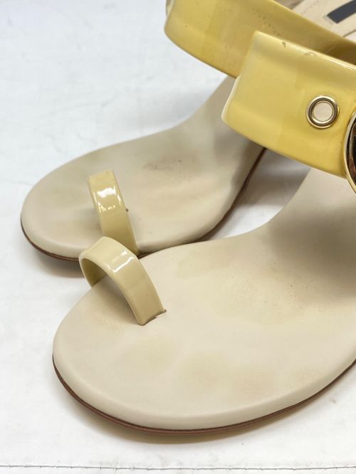 BALLY（バリー）BALLY (バリー) トングサンダル アイボリー×イエロー サイズ:35 1/2の古着・服飾アイテム