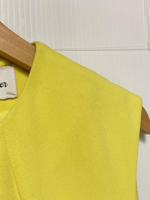 rosy monster（ロージーモンスター）rosy monster (ロージーモンスター) ノースリーブワンピース イエロー サイズ:Fの古着・服飾アイテム