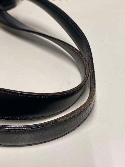 Christian Dior（クリスチャン ディオール）Christian Dior (クリスチャン ディオール) レザーハンドバッグ ブラックの古着・服飾アイテム