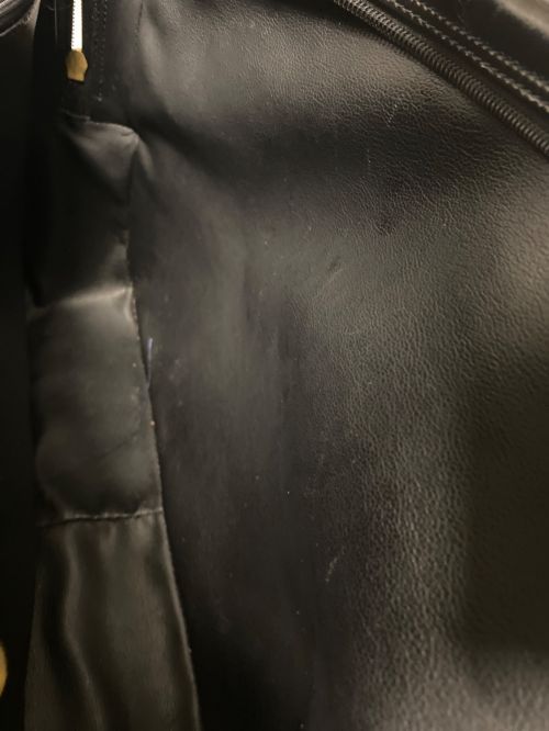 Christian Dior（クリスチャン ディオール）Christian Dior (クリスチャン ディオール) レザーハンドバッグ ブラックの古着・服飾アイテム