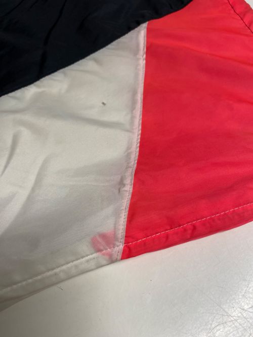 NIKE（ナイキ）NIKE (ナイキ) ナイロンジャケット ブルー×レッド サイズ:Lの古着・服飾アイテム