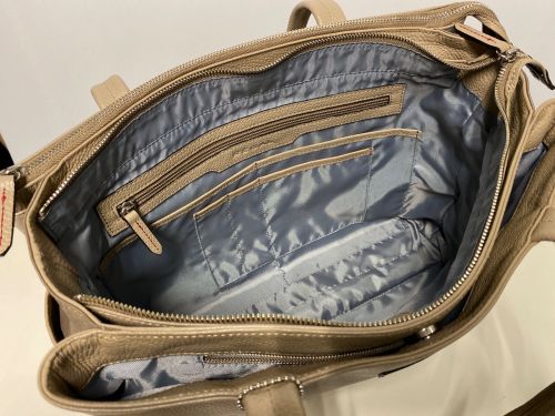 REGAL（リーガル）REGAL (リーガル) レザートートバッグ ベージュの古着・服飾アイテム