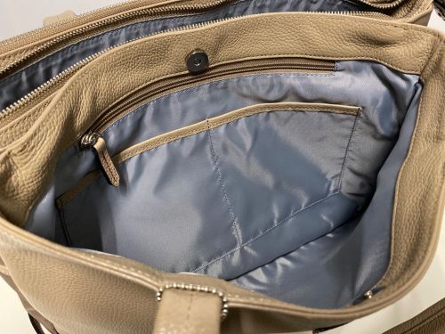 REGAL（リーガル）REGAL (リーガル) レザートートバッグ ベージュの古着・服飾アイテム