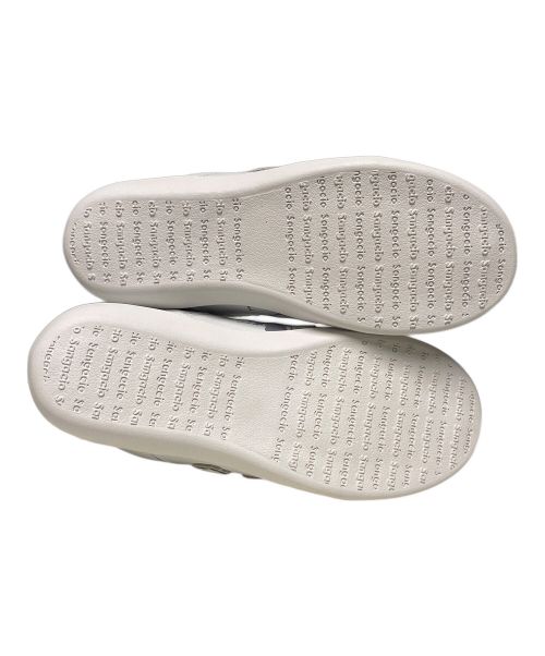 Sangacio（サンガッチョ）Sangacio (サンガッチョ) にゅ ローカットスニーカー ホワイト サイズ:US9.5の古着・服飾アイテム