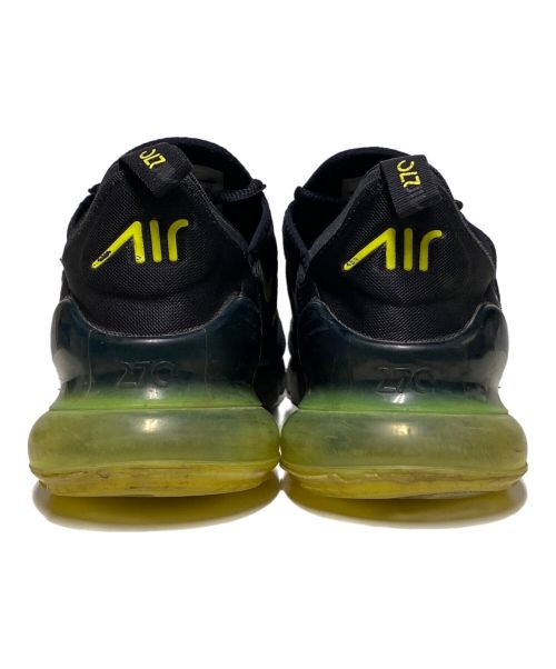 NIKE（ナイキ）NIKE (ナイキ) AIR MAX 270 ブラック×イエロー サイズ:US9の古着・服飾アイテム
