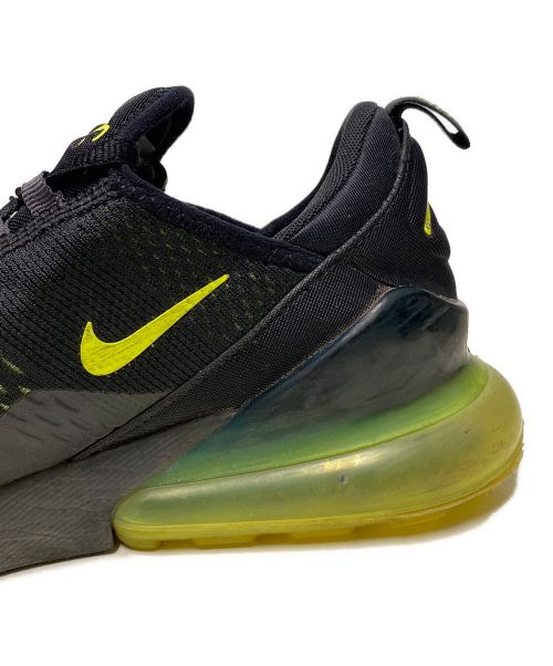NIKE（ナイキ）NIKE (ナイキ) AIR MAX 270 ブラック×イエロー サイズ:US9の古着・服飾アイテム